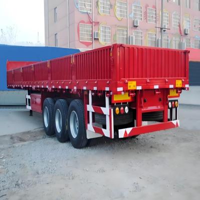 China Gebruikte aanhangwagen zijwand Semi-truck aanhangwagen King pin 2 