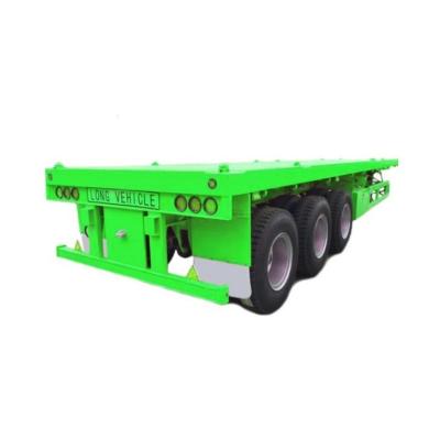 China Shipping Container Semi-Trailer with Mechanical Suspension and Customized Axle Number for sale