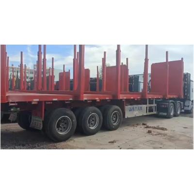 China 4 Ejes WS Transporte de madera de troncos Semirremolque para el transporte de carga de madera en venta