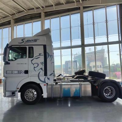 China 510hp-840hp 16 AMT Gear Diesel EURO 6 Tractor Truck Head for in Steel Truck Trailer for sale