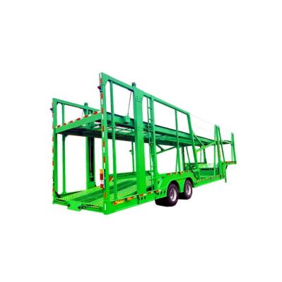 China Truck Trailer WS 2-Axle Steel Car Carrier Semi Trailer Double-Deck Vehicle Auto Trailer for sale