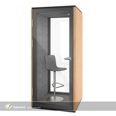 China Office 6 Panel Moular Privacy Pod Privacy Booth Industrial Phone Booth For Coworking for sale