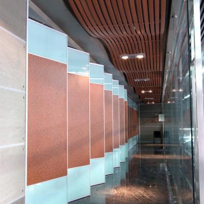 China CLASSIC Aluminum Movable Solid Wall Partition For Art Gallery With Color Options for sale