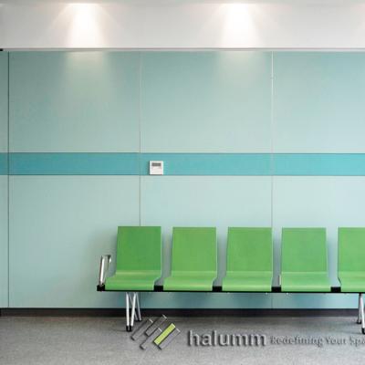 China Indoor Wall Hanging Back Hospital Style Interior Wall Cladding With Fireproof Panels/HPL Board/Melamine Board for sale