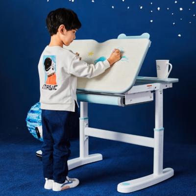 China Mordern IGROW Adjustable Kids Study Ergonomic Desk Student Desk and Chair Set for sale