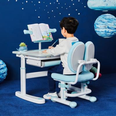 China Mordern IGROW Children Study Desk and Chair Study Table with Shelf for sale