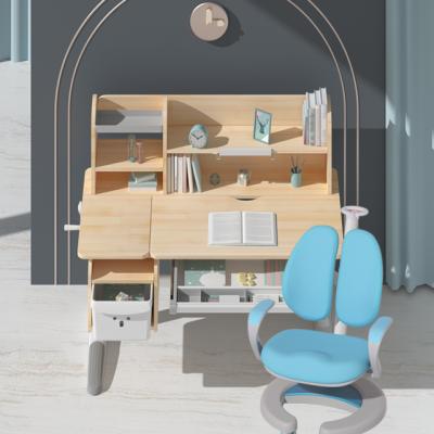 China Modern Kids Study Table Study Desk IGROW Wooden Children Study Desk Desk And Chair Child Study Table Chair Set Children for sale