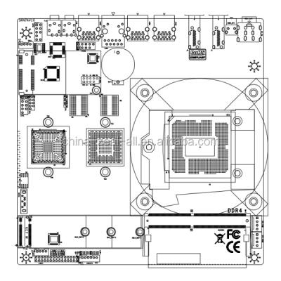 China All in one PC Intel Core i7/Core i5/Core i3 Pentium Processor/CPU LGA 1151 motherboard with DDR4/SATA for advertising machine for sale