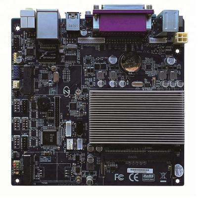 China Support Dual Display Intel J1900 Extended Mini POS Motherboard With DC12V With LPT Port for sale