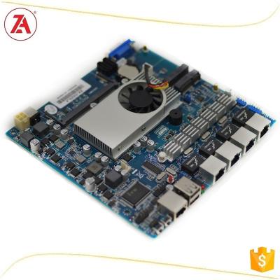 China Smart Security Windows10/windows8/windows7/windows7 Linux 8M bit flash memory firewall router motherboard with onboard CPU for sale