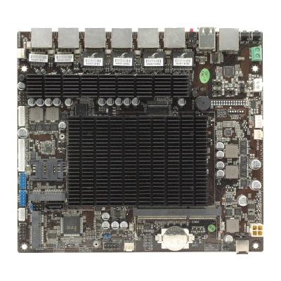 China Security Intel Atom N2600 1.6GHz Processor DDR3 Smart Firewall 6 LAN Motherboard for sale