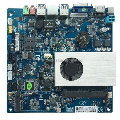 China Support LVDS/HD/VGA Intel Celeron N3060 processor project motherboard with COM 2 for media player for sale