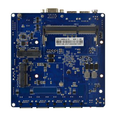 China Security Intel Baytrail ITX 120*120 Smart Nano Firewall Motherboard with 4* Intel WG82583 Ethernet LAN Ports for sale