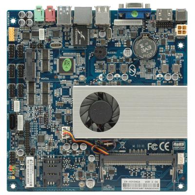 China Digital Signage Gen Haswell 4th 5th cpu i3 i7 4010U 6COM on board 16 ddr3 x86 mini motherboard 7*USB LVDS itx motherboard for sale