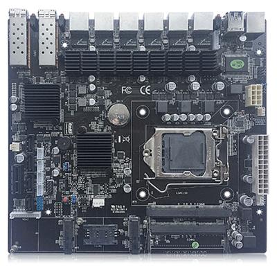 China Security Intel B85 Firewall Smart Fiber Optic Motherboard with LAN 6 for sale