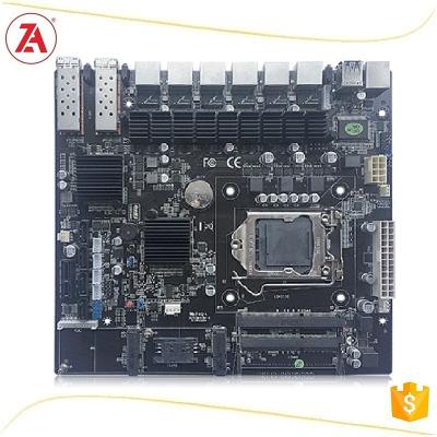 China Multiple Socket LGA 1150 Smart RAM 2 DDR3 Security Network Motherboard Supported 6 Ethernet Ports for sale