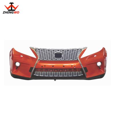 China Current Reverse Turn Brake (Reverse: White. Turn: Yellow. Brake: ) Body Kits Red Front Bumper For Lexus RX for sale