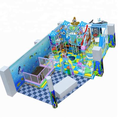 China PVC Ocean Theme Design Hot Kids Indoor Playground Equipment Shown In Canton Fair for sale