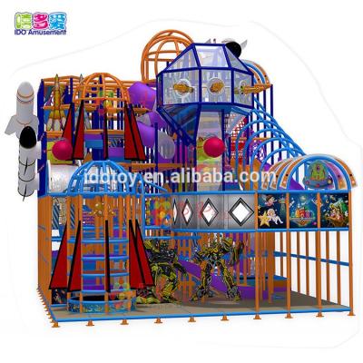 China Plastic Indoor Soft Playground With Treehouse For Adult And Kids for sale