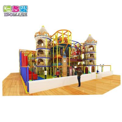 China 2021 Latest Sponge Mini Size Plastic Sports Center Indoor Playground Equipment With Tunnel Slide for sale