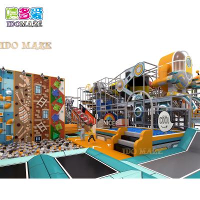 China safe & Environmental Protection Material Playground Interactive Commercial Soft Playground Equipemnt Indoor Amusement Park For Children for sale