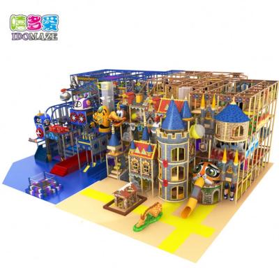 China New Design PVC/Sponge/Galvanized Steel Pipe Mini Playground Equipment Indoor Kids Play Naughty Castle for sale