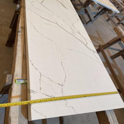 China 93% Natural Quartz Powder 7% Resin Artificial Quartz Stone Slab 20mm for sale