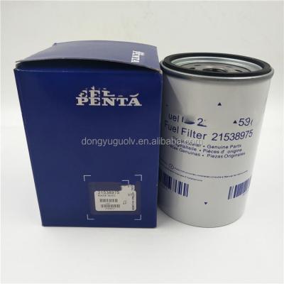 China Hotel construction machinery fuel filter element P553227 21538975 7121538977 BF1292-O FS20112 for sale