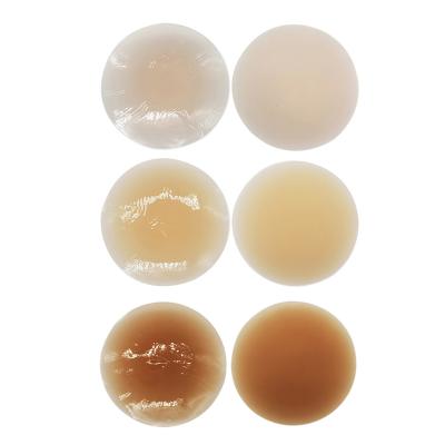 China Non-adhesive Non-adhesive Nipple Silicone Breast Pads Naked Color Milk Absurdity Washable Invisible Breathable Self-adhesive Stickers for sale