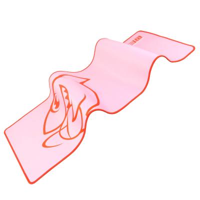 China Ajazz DPL000 Gaming Mouse Pad Pink Computer Keyboard Pad Non-slip Rubber Base Gaming Mouse Pad Cloth for sale