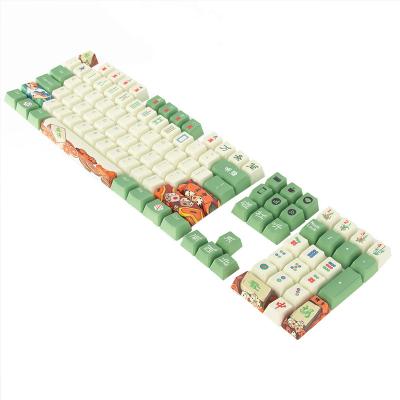 China Mechanical Keyboard AJAZZ Custom Keycaps 5 Side Sublimation OEM-Size PBT Material Keycaps Customized New Arrival Color Set Custom Keyboard PBT Keycaps for sale