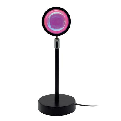 China Portable Multiple Colors Rotatable Modern Lamp 10W TIK Tok Room Decor Aesthetic Sunset Atmosphere Lamp for sale