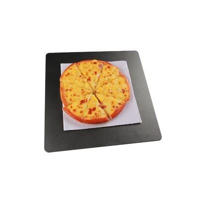 China Large Sustainable Healthy Cooking Ware Pizza Stone Square Metal Griddle For Cooking Pizzas In The Oven And BBQ for sale