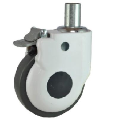 China Medical TPR Caster Wheel For Hospital Bed , Adjustable Wheels for sale