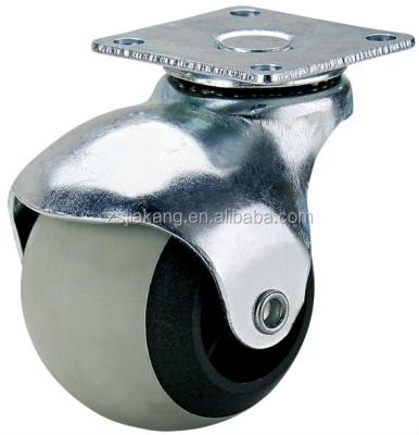 China Spherical Rubber Wheel Style Rubber Caster for sale