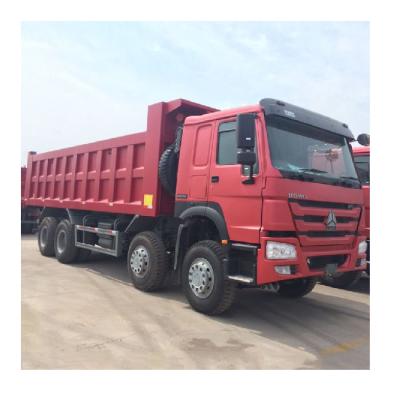 China Sinotruck howo 8x4 371hp 40 ton 50 ton used dump truck heavy duty truck > 8L for sale