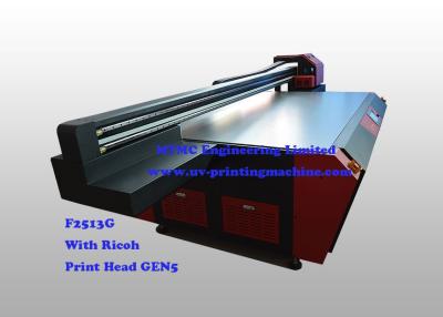 China High Speed Flabed Digital UV Printer with Ricoh GEN5 Print Head for sale