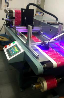 China Roll To Roll Industrial UV QR Code Printing Machine For Entrance Ticket / Bills for sale