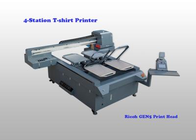 China CE / CCC Textile Printing Machine High Precision Flatbed T Shirt Printer Touch Screen for sale