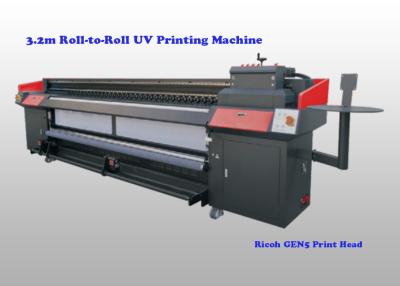 China Flatbed Uv Roll To Roll Printer For Flexible Substrates With Ricoh Gen5 Print Head for sale