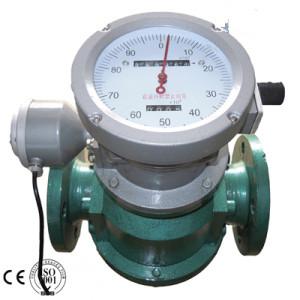 China oval gear flow meter/pulse output flow meter made in China for sale