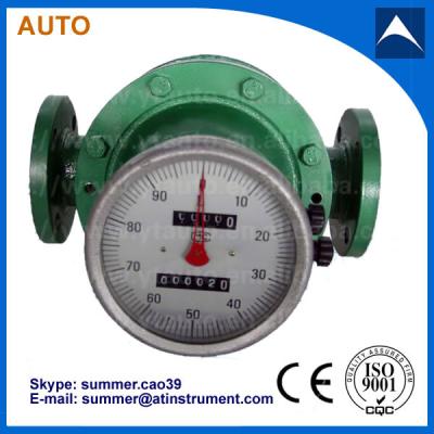 China Oval Gear Flow Meter Heavy Oil Flow Meter Diesel Flow Meter Mechanic with reasonable price for sale