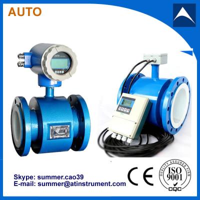 China electromagnetic flow meter Wastewater Treatment flow meter food drink mag flowmeter for sale