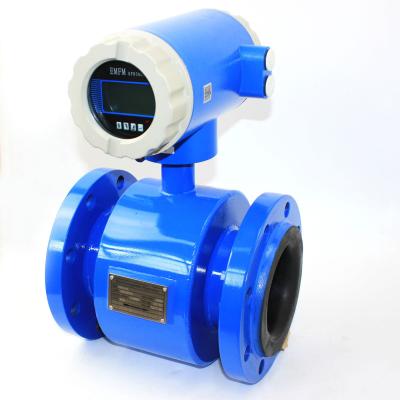 China 220V rs485 4-20mA output digital dn80 electromagnetic flow meter price water medidor de flujo marcas magnetic flowmeter for sale