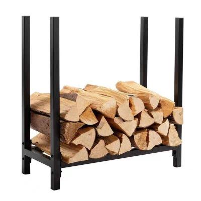 China Indoor Stored Metal Firewood Storage Log Rack for sale