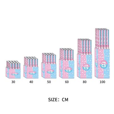 China Baby Shower Paper Gender Reveal Burnout Powder Cannon Party Decoration for sale