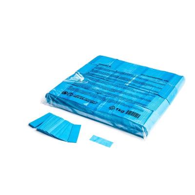 China Flame Retardant Blue Tissue Paper Tissue Paper Confetti Rectangles 2*5cm for sale