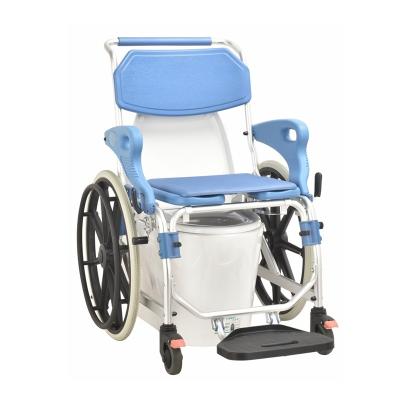 China Wholesale Minimalist Foldable Portable Adjustable Lift For Disabled For Elder Commode Chair for sale