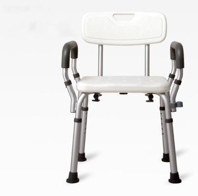 China Aluminum alloy + new lightweight aluminum durable non-slip plastic for pregnant women and the elderlyadjustable bath chair for sale