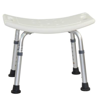 China Aluminum Alloy + Plastic OEM Customized Aluminum Alloy Folding Load Bearing Portable Shower Chair For The Elderly And Disabled for sale